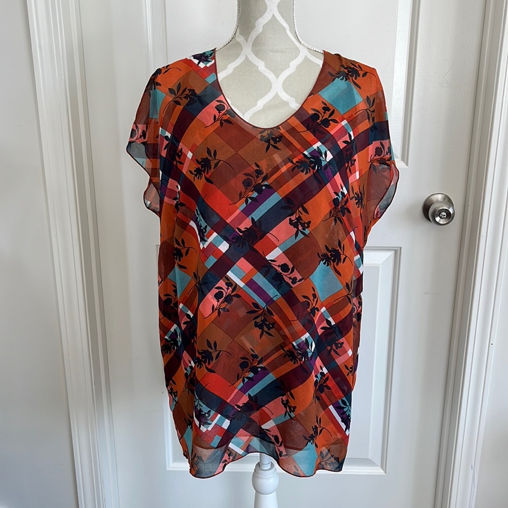Cabi blouse matching underlay top size small